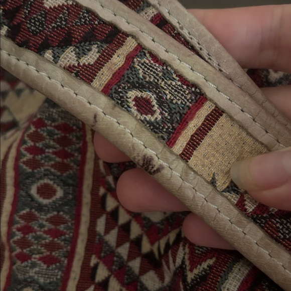 FREE PEOPLE LEATHER & FABRIC BAG - Picture 4 of 5